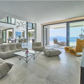 6 bedroom villa with infinity pool and sea views, Korcula Island, sleeps 12